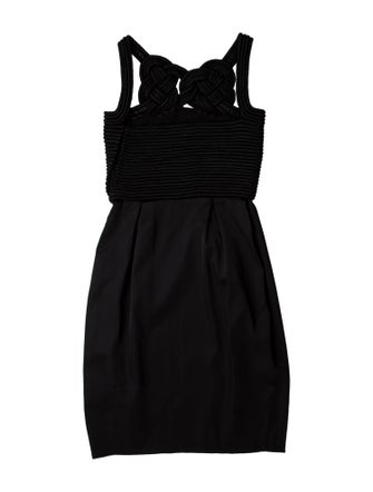 Burberry Cowl Neck Knee-Length Dress