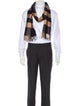 Burberry Cashmere Nova Check Pattern Scarf
