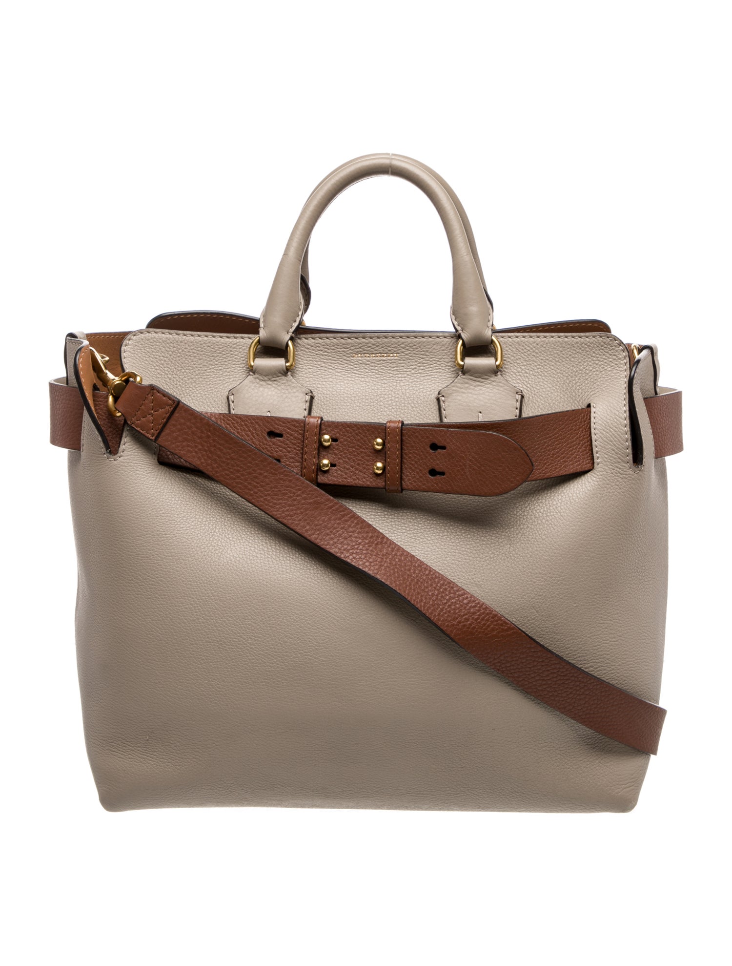 Burberry Leather Belt Tote