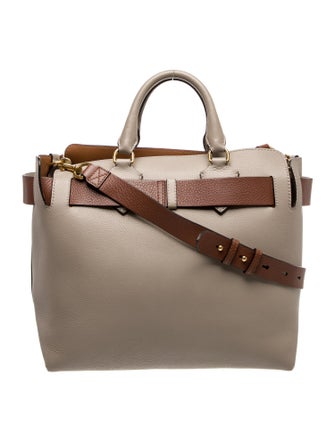 Burberry Leather Belt Tote