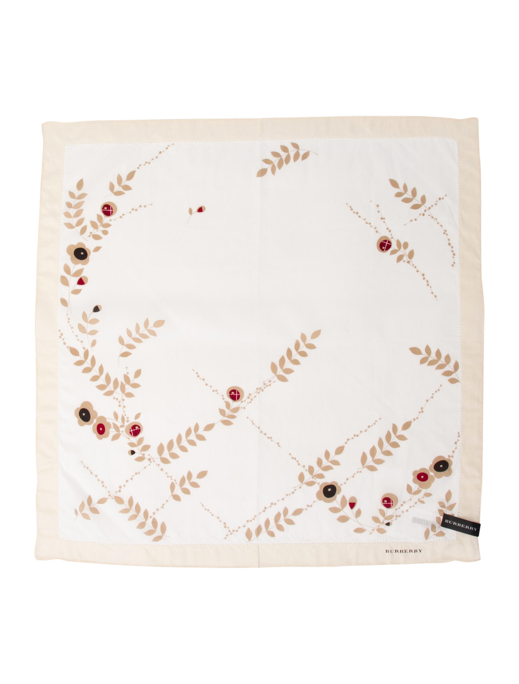 Burberry Silk TB Monogram Scarf