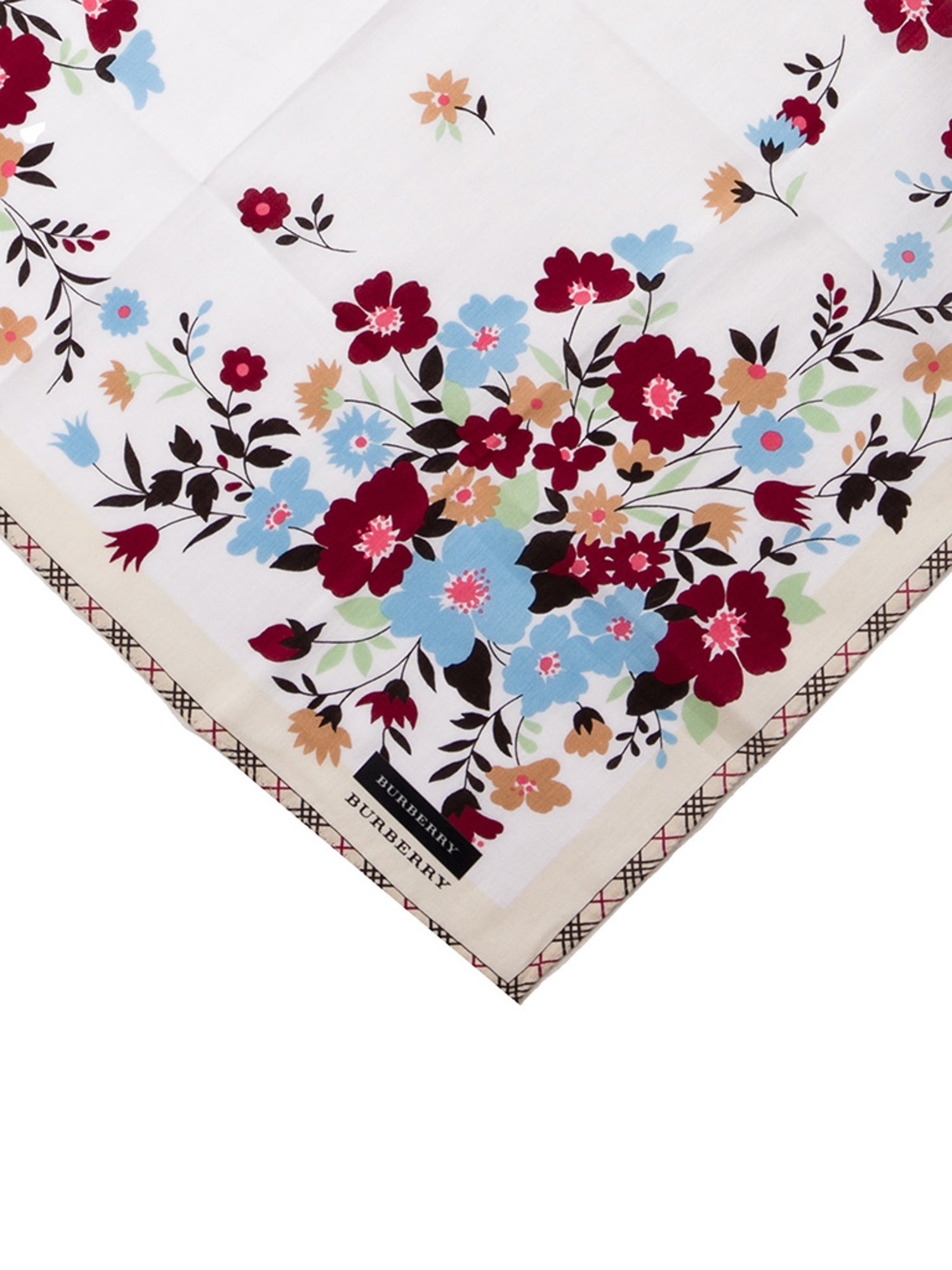 Burberry Floral Print Scarf