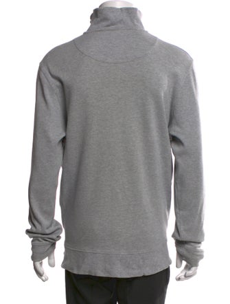 Burberry London Mock Neck Long Sleeve Sweatshirt
