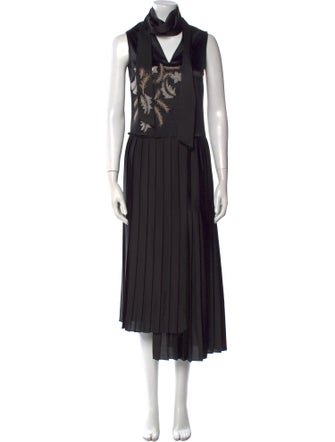 Burberry Silk Long Dress
