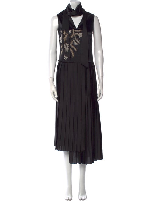 Burberry Silk Long Dress