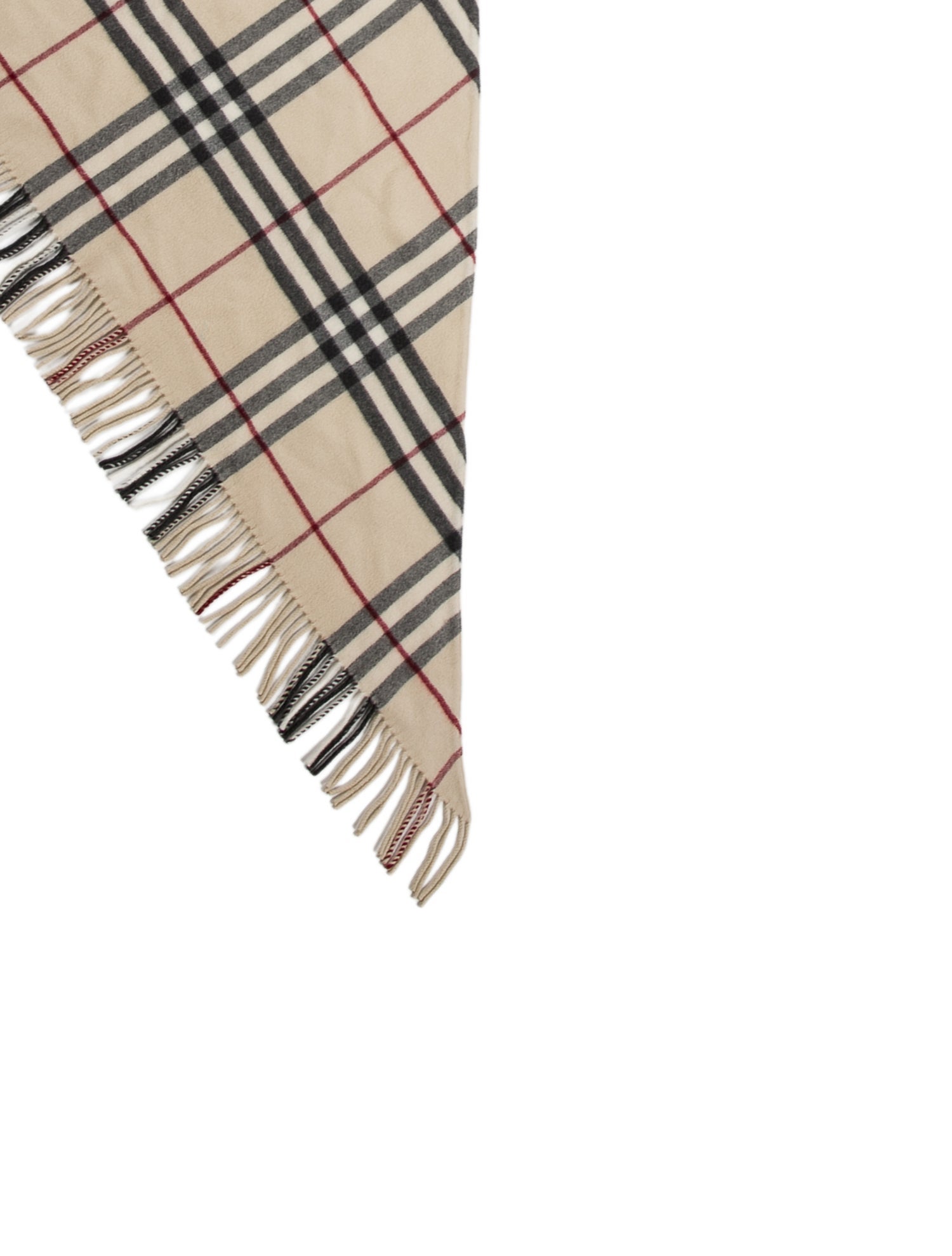 Burberry Wool Exploded Check Pattern Shawl