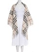 Burberry Wool Exploded Check Pattern Shawl