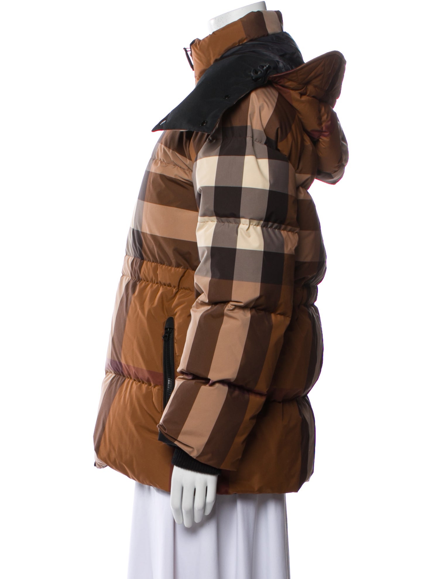 Burberry Plaid Print Jacket