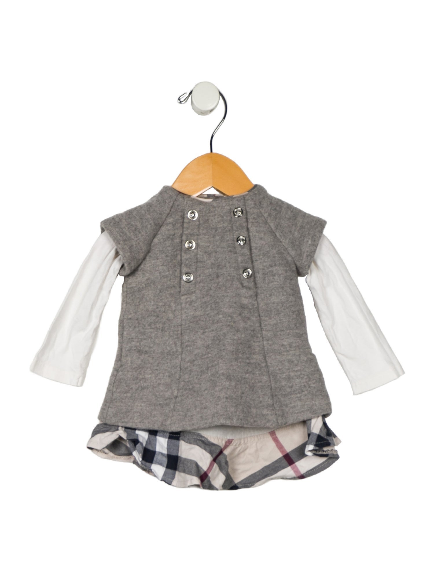 Burberry Infant Girls' Wool Blend Dress