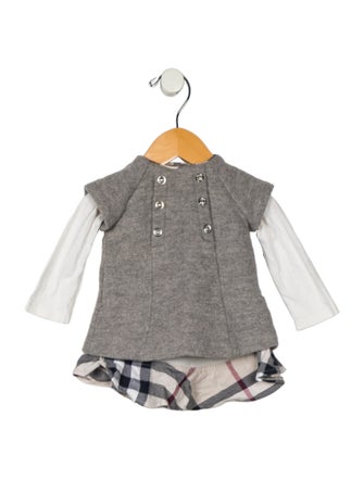 Burberry Infant Girls' Wool Blend Dress
