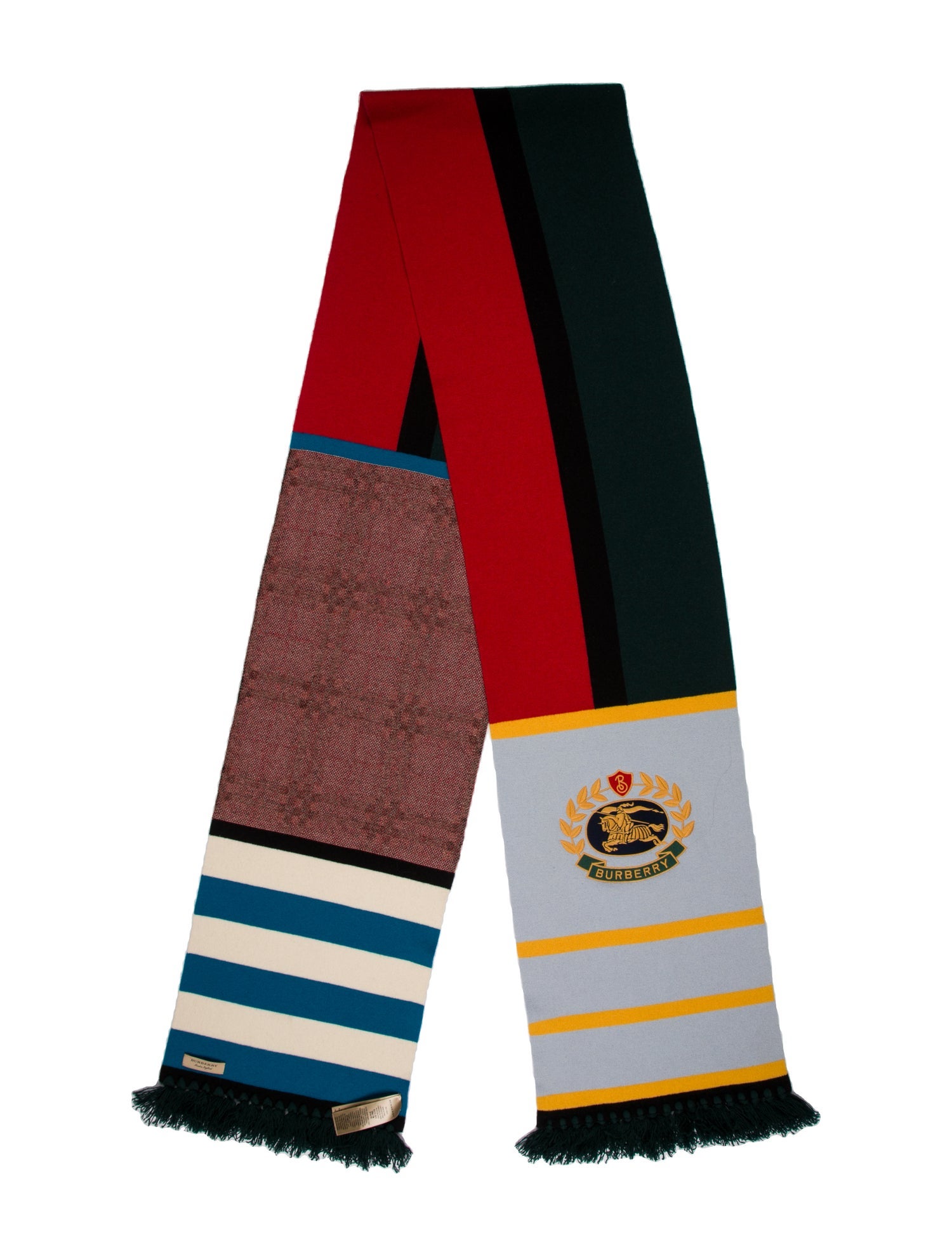 Burberry Cashmere Striped Scarf