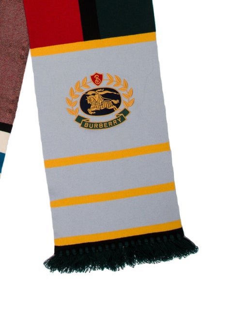 Burberry Cashmere Striped Scarf