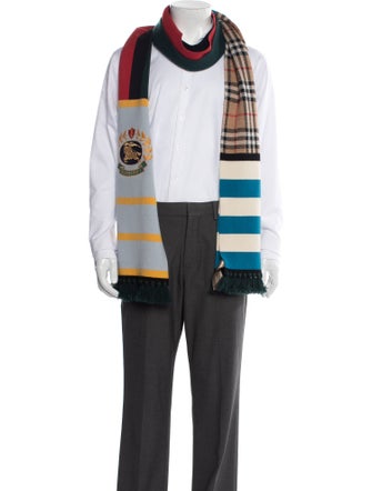 Burberry Cashmere Striped Scarf