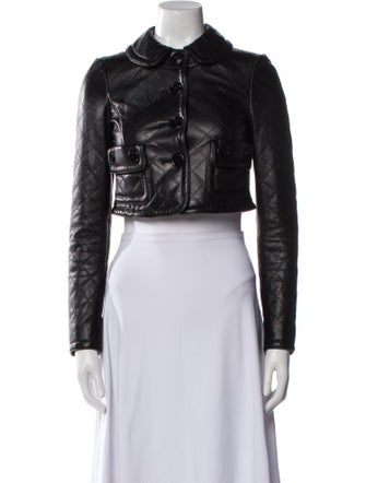 Burberry Prorsum Leather Biker Jacket