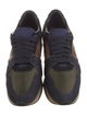 Burberry Suede Colorblock Pattern Sneakers