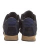 Burberry Suede Colorblock Pattern Sneakers