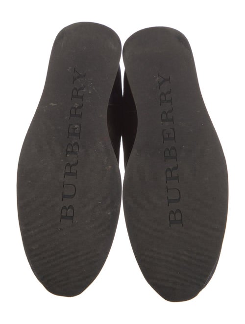 Burberry Suede Colorblock Pattern Sneakers