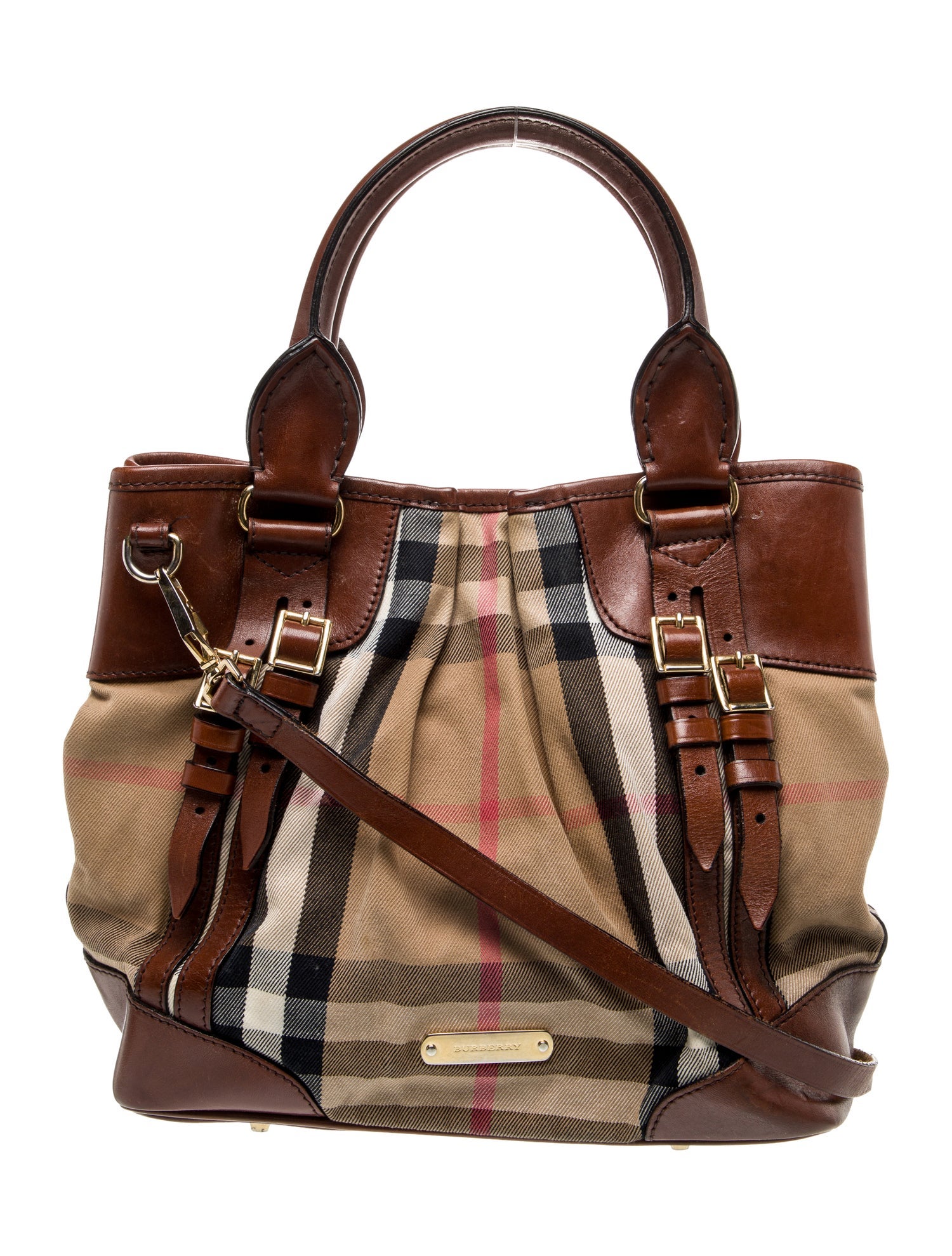 Burberry House Check Top Handle Bag