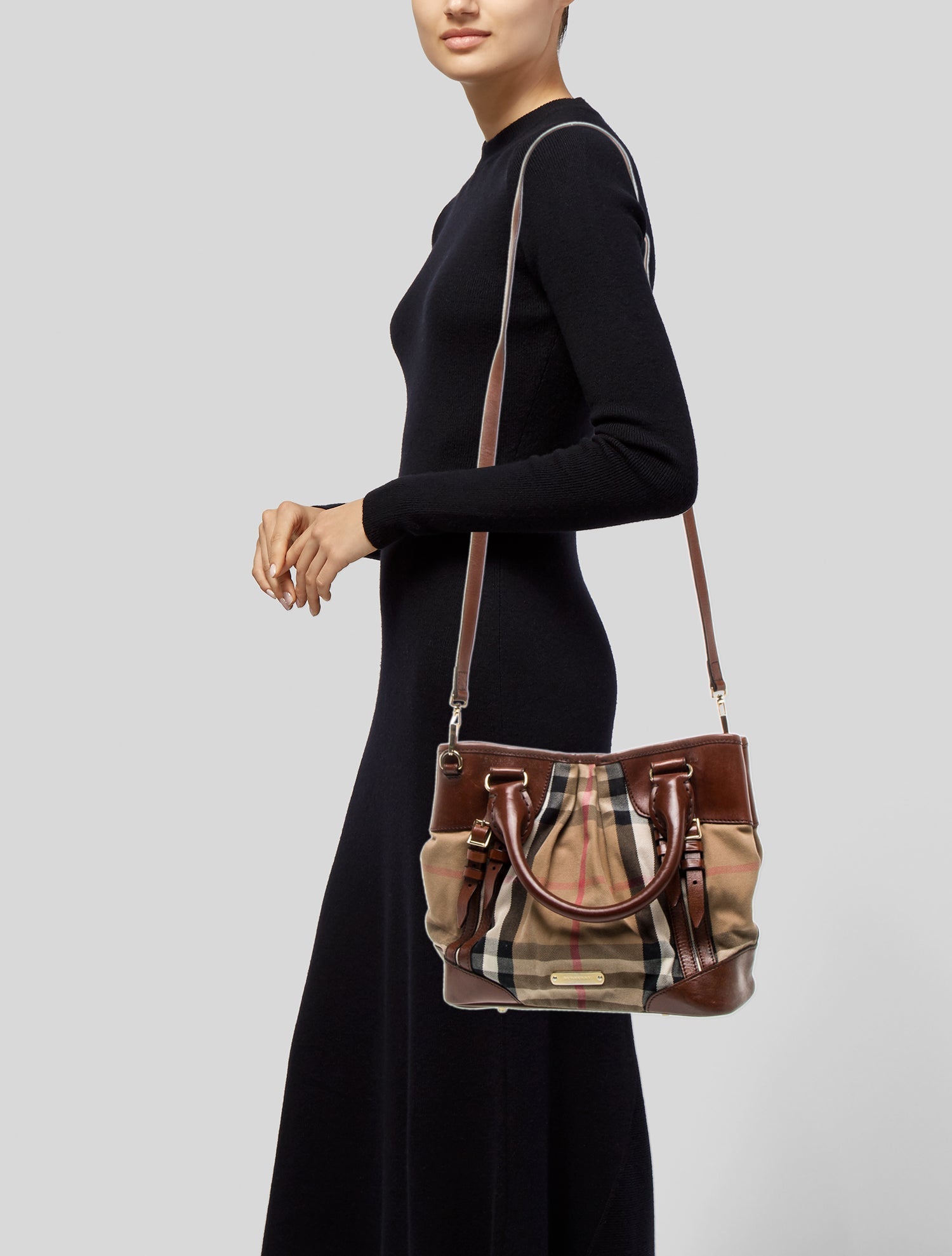 Burberry House Check Top Handle Bag