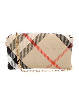 Burberry Giant Check Mini Snip Chain Bag Mini
