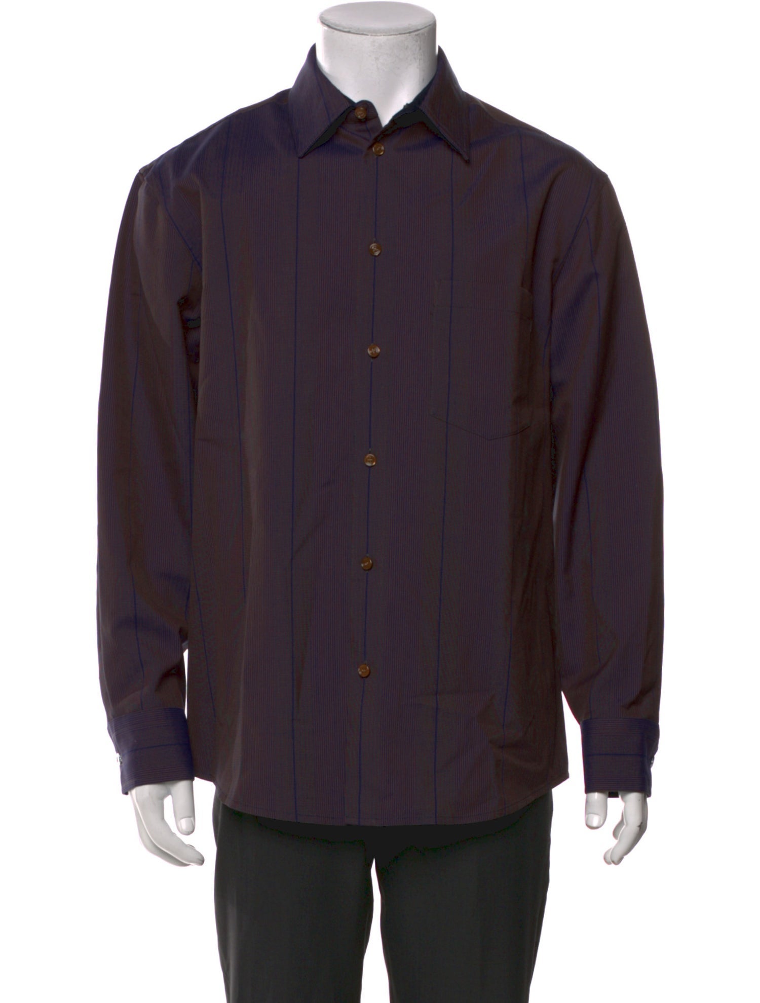 Burberry Wool Long Sleeve Dress Shirt w/ Tags