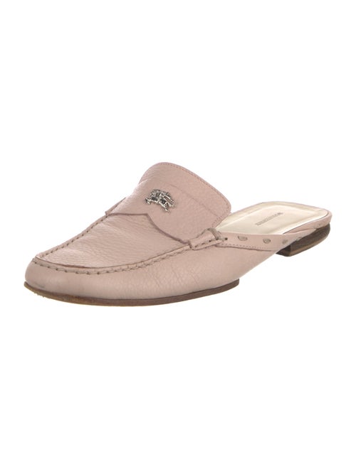 Burberry Leather Mules