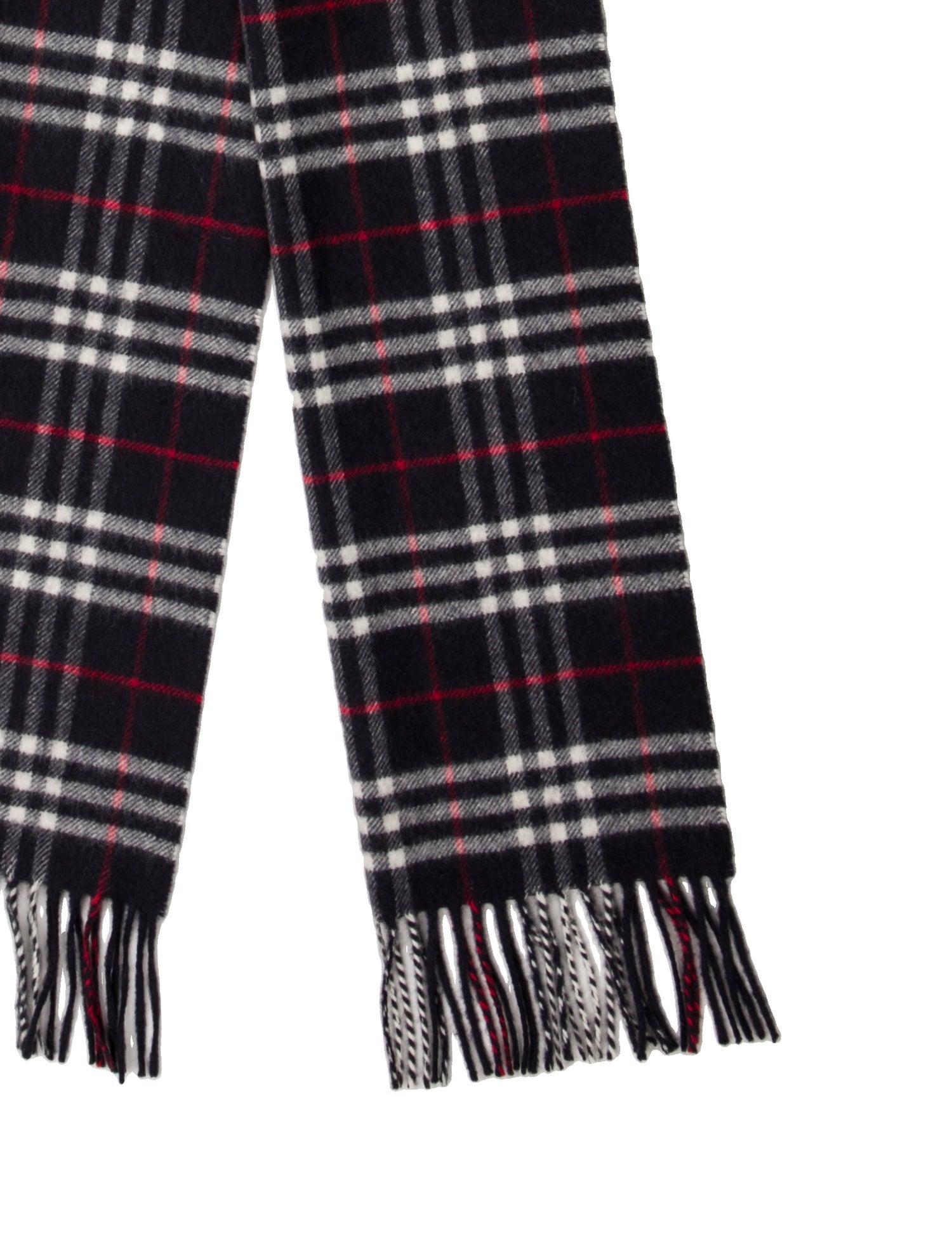 Burberry Plaid Print Scarf