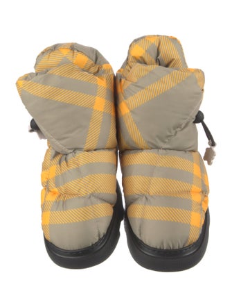 Burberry Nylon Patterned Boots
