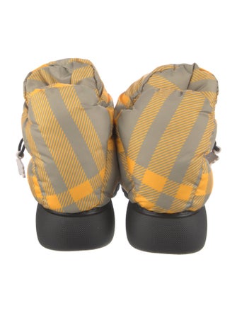 Burberry Nylon Patterned Boots