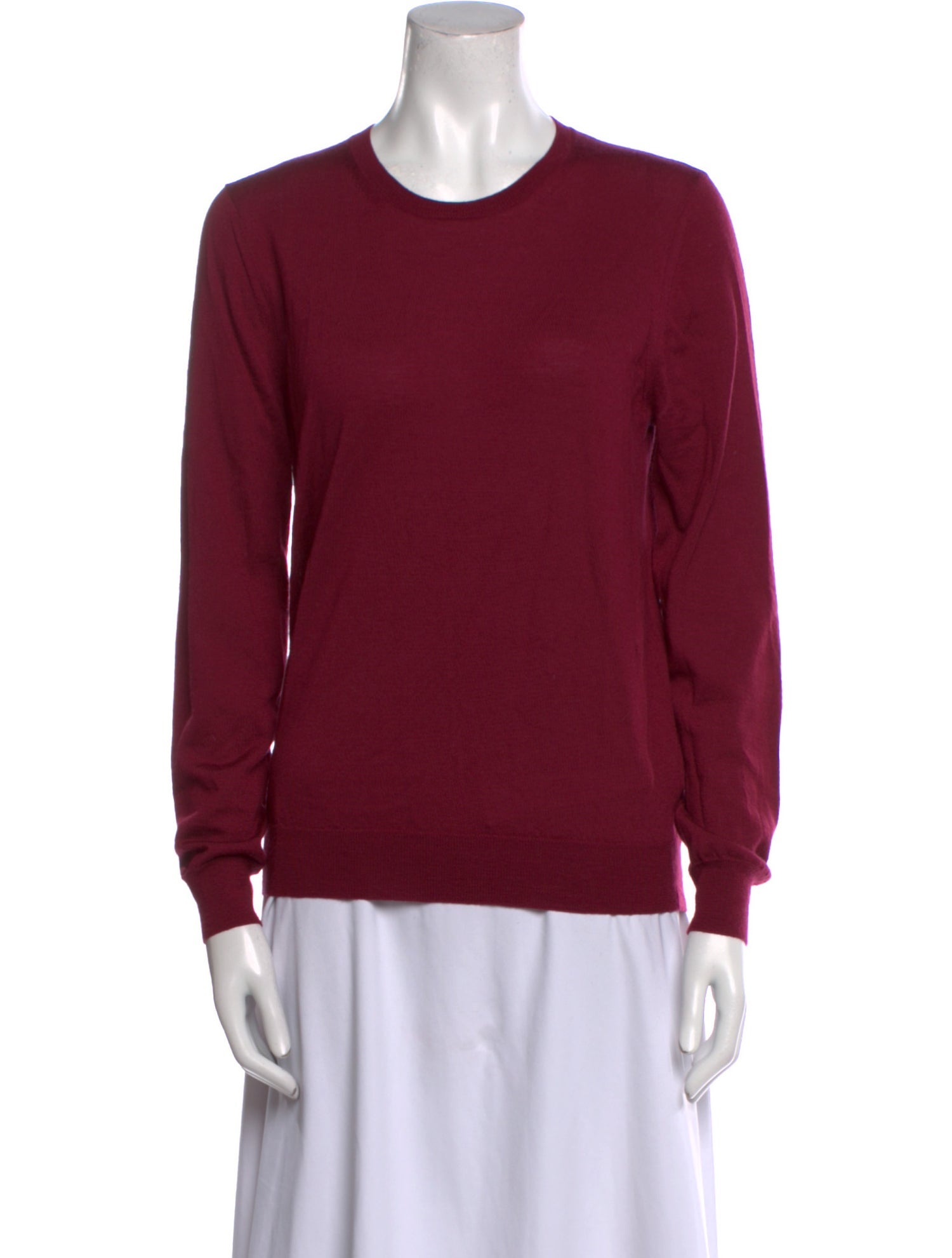 Burberry Merino Wool Scoop Neck Sweater