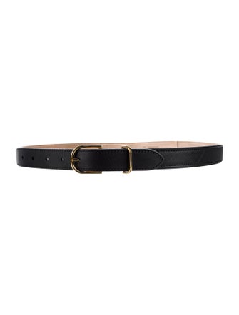 Burberry Skinny Leather Belt