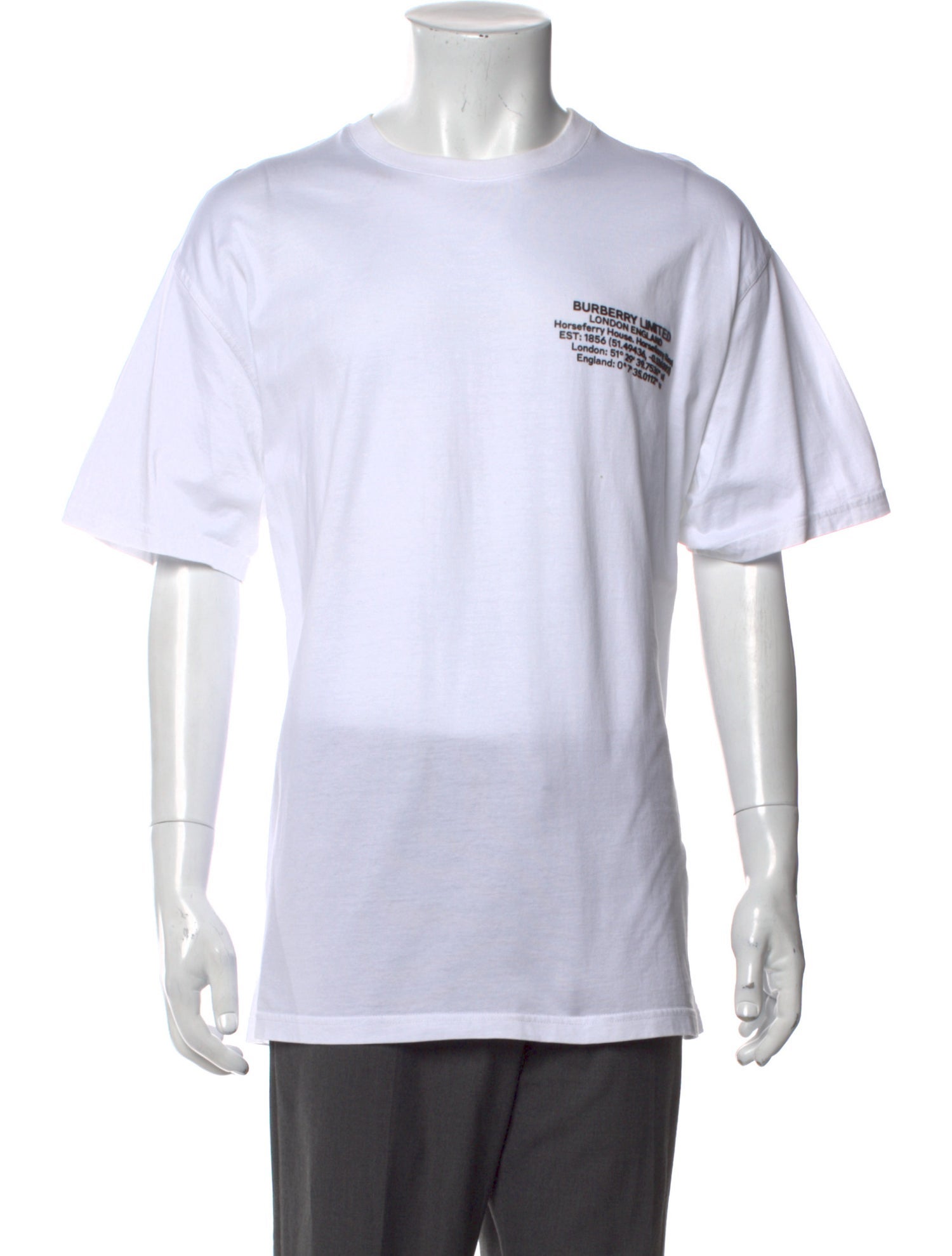 Burberry Graphic Print Crew Neck T-Shirt