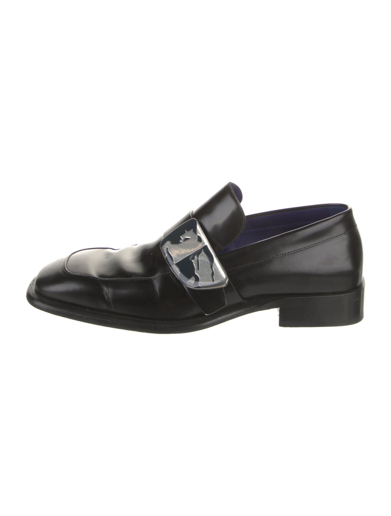 Burberry Leather Monk Straps