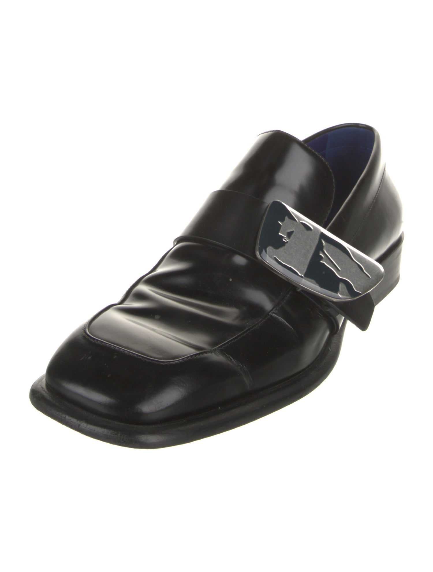 Burberry Leather Monk Straps
