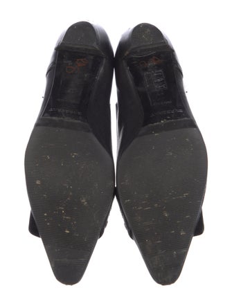 Burberry Nova Check Pattern Leather Flats