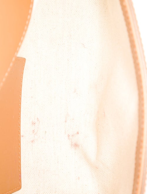 Burberry TB Monogram Raffia Calfskin TB Note