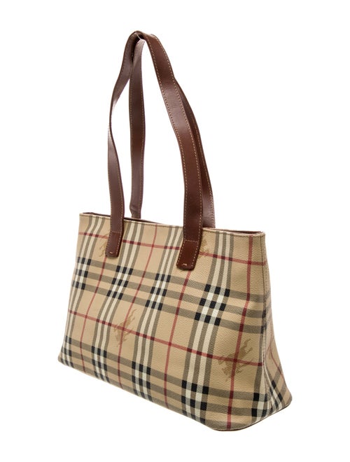 Burberry Haymarket Check Shoulder Bag