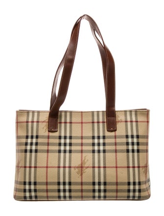 Burberry Haymarket Check Shoulder Bag