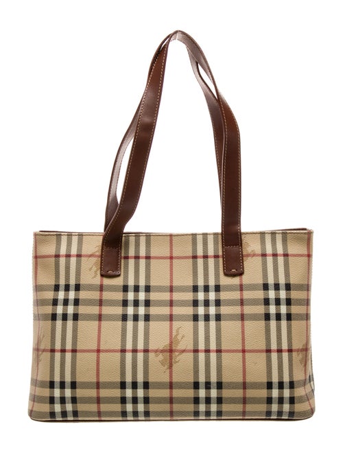 Burberry Haymarket Check Shoulder Bag