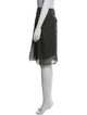 Burberry Silk Knee-Length Skirt