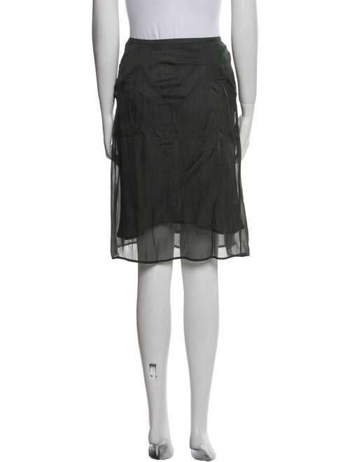 Burberry Silk Knee-Length Skirt