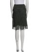 Burberry Silk Knee-Length Skirt