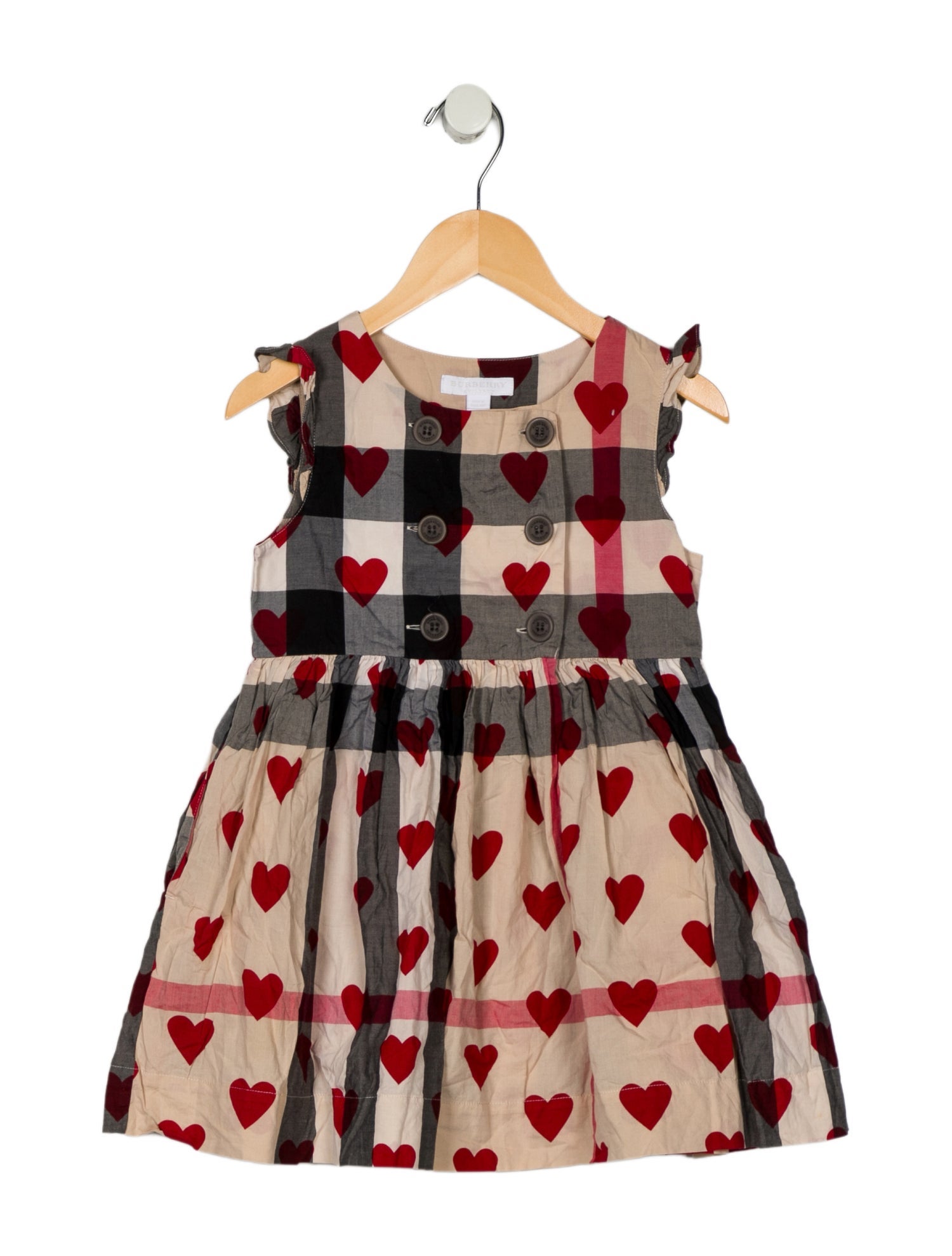 Burberry Toddler Girls' Sleeveless Check Dress