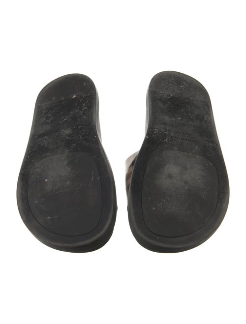 Burberry PVC Plaid Print Slides