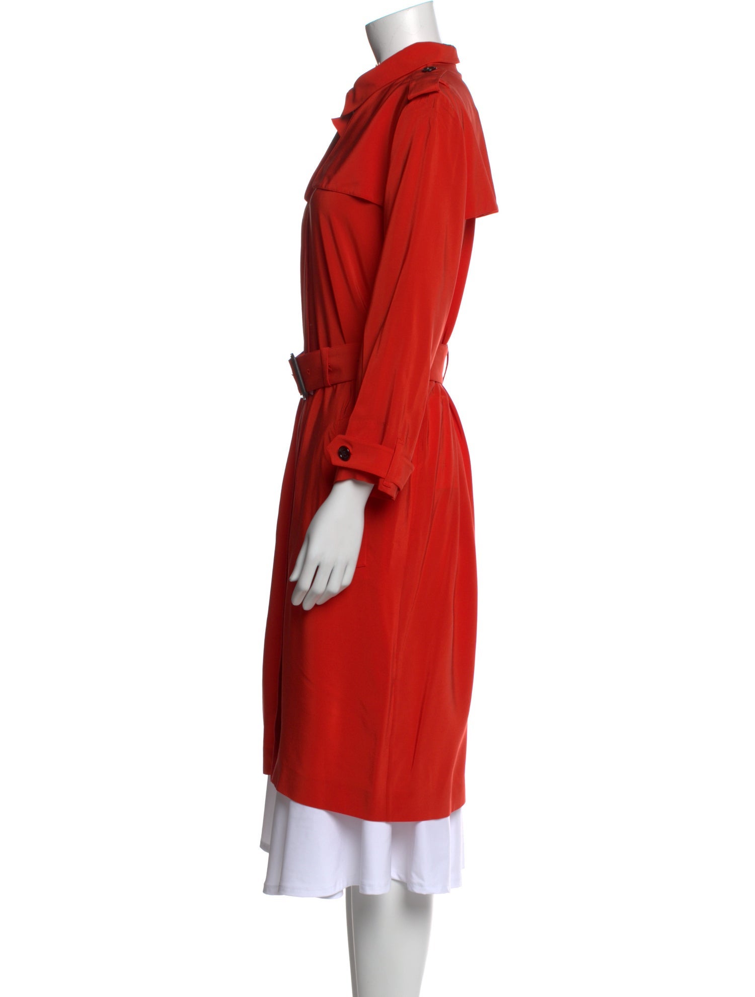 Burberry Silk Midi Length Dress