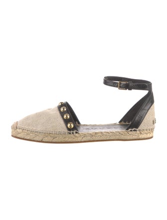 Burberry Canvas Studded Accents Espadrilles