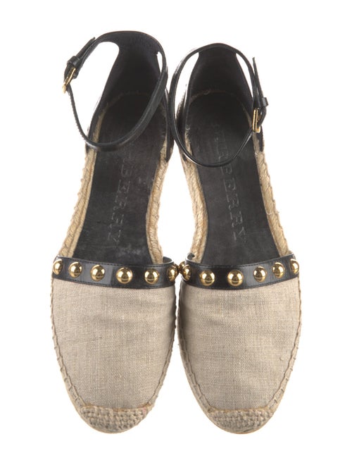 Burberry Canvas Studded Accents Espadrilles