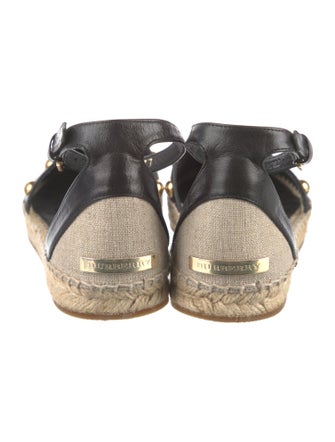 Burberry Canvas Studded Accents Espadrilles