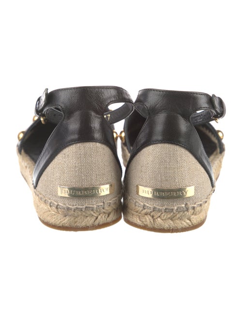 Burberry Canvas Studded Accents Espadrilles