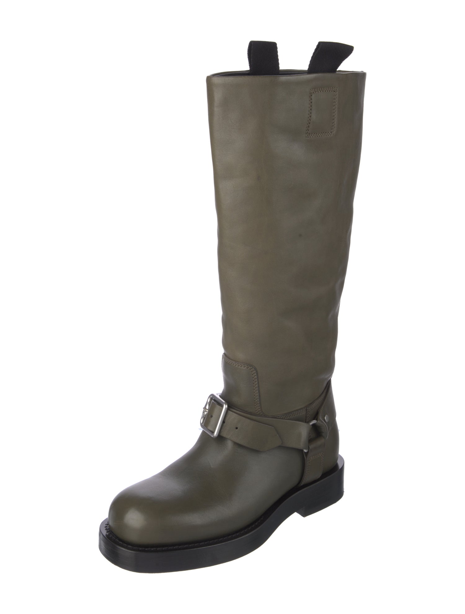 Burberry Leather Riding Boots